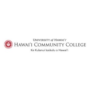 Logo of University of Hawai'i Hawai'i Community College with Hawaiian text.