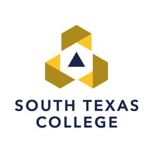 South Texas College logo with geometric shapes and text.